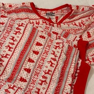 Jammies for Your Families Red and White Pajamas